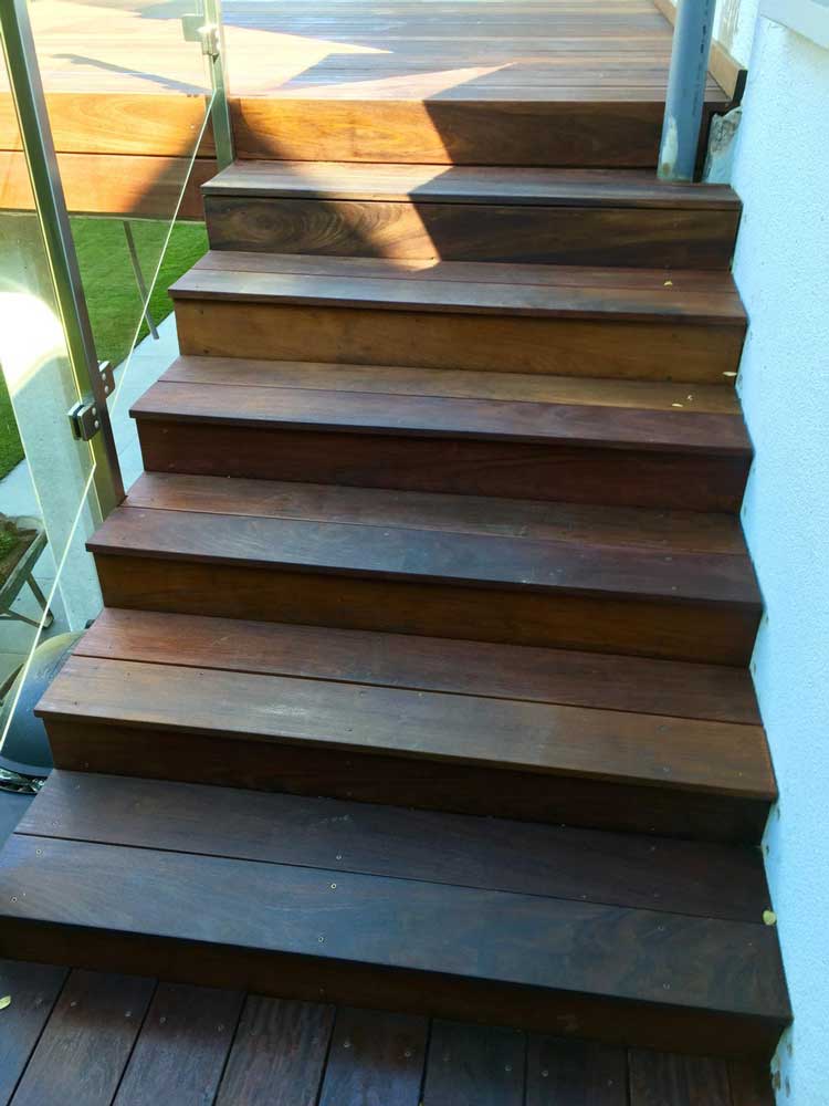 Escalier bois paysagiste